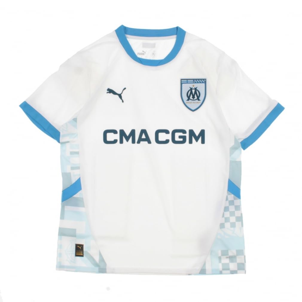 PUMA Om Home Jersey Replica - Official Football Soccer Jersey for Men - Comfortable Breathable Sports Shirt for Training & Match Play