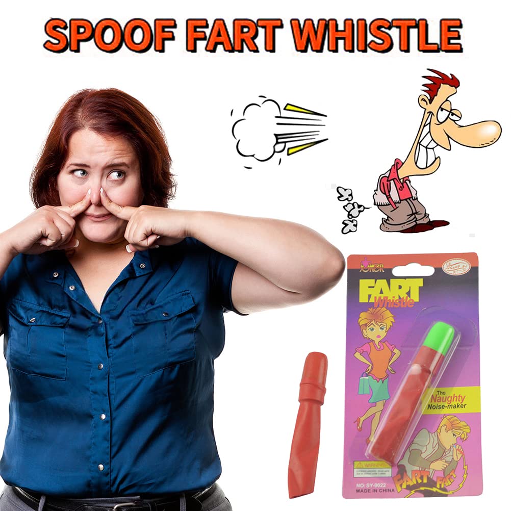 Tricky Fart Whistle - Novelty Fart Machine & Funny Prank Noise Maker for Kids & Adults - Perfect for Parties, Gag Gifts & Practical Jokes