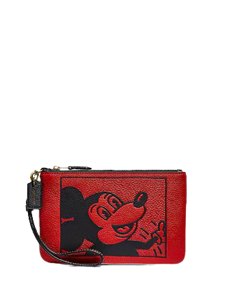 Coach Disney Mickey Mouse X Keith Haring Small Crossbody Wristlet Bag - Stylish Mini Purse for Women, Perfect for Parties, Shopping & Everyday Use
