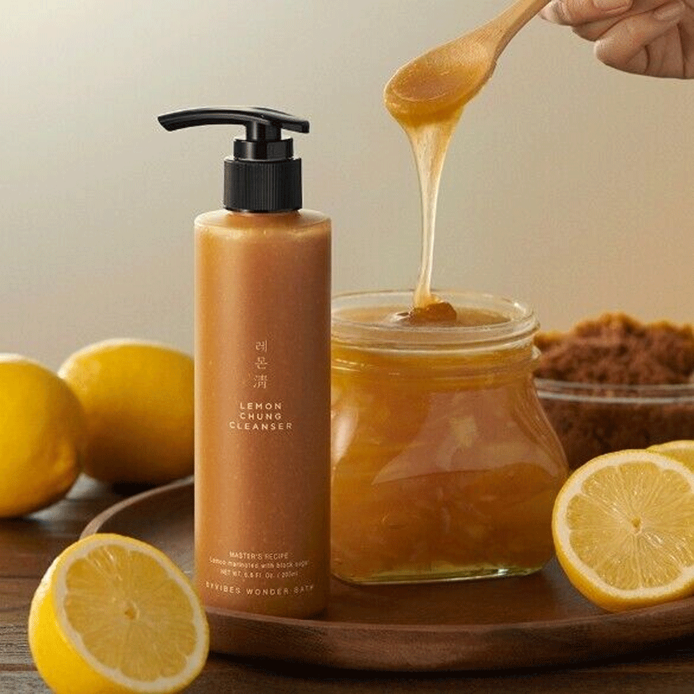 CHOSUNGAH BEAUTY Lemon Chung Cleanser 200ml - Brightening Facial Wash for Oily & Acne-Prone Skin | Daily Deep Cleansing for Fresh Glow | Perfect for Morning & Night Skincare Routine