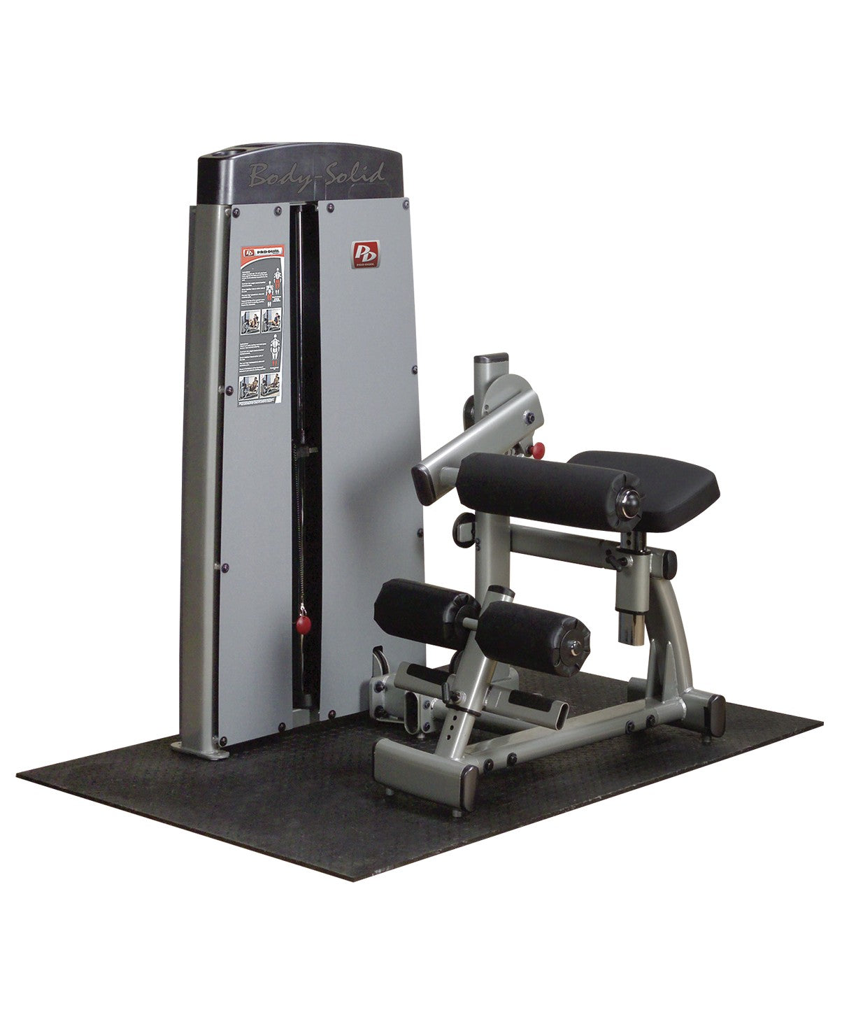 BodySolid Pro Dual Ab and Back Machine - Home Gym Equipment for Core Strength & Lower Back Support | Perfect for Home Workouts & Fitness Training
