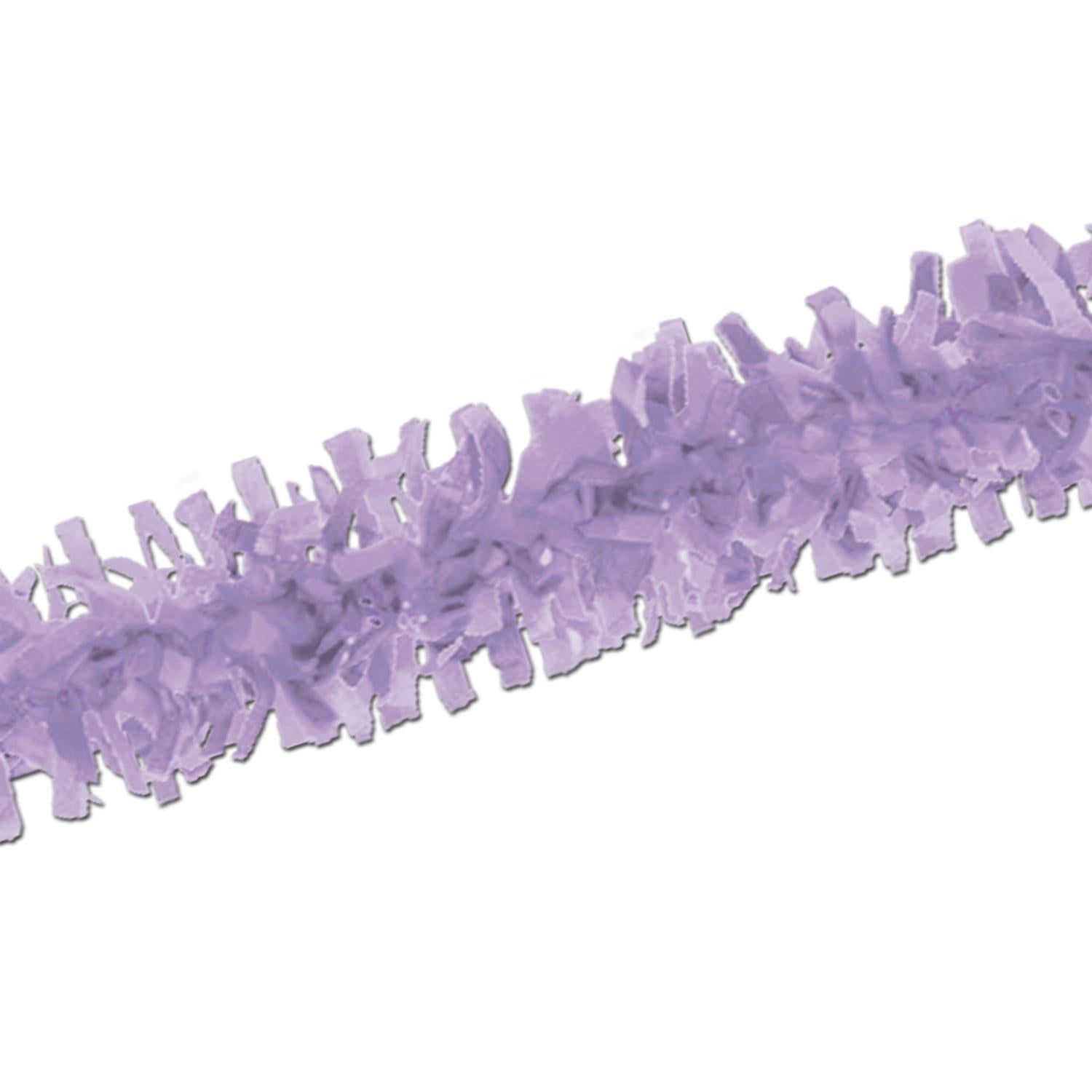 12-Piece Beistle Party Tissue Festooning Decorations - Lavender Color for Birthday, Wedding, Baby Shower & Holiday Party Decor