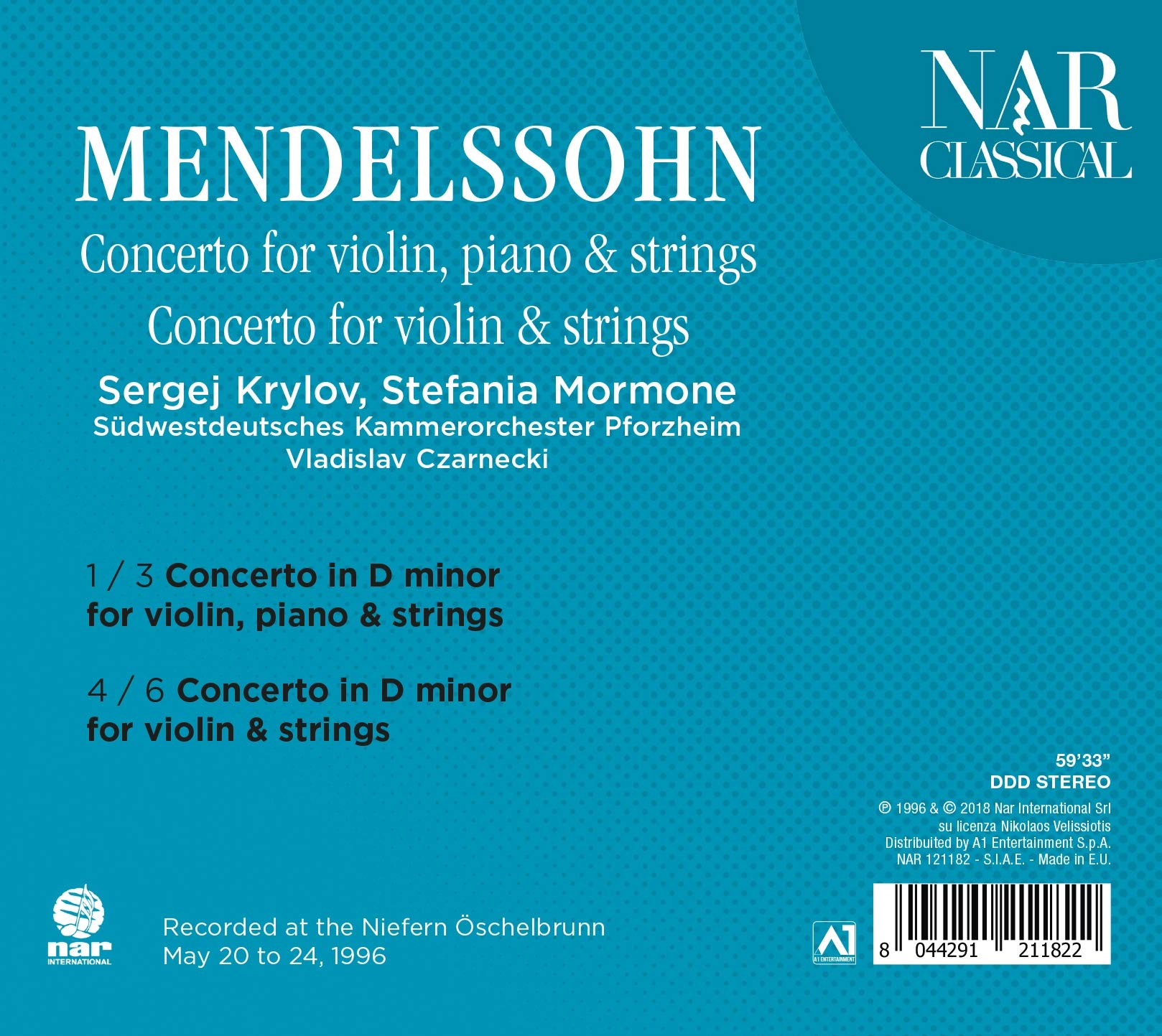 Mendelssohn Violin Concerto in E Minor & Piano Concerto in G Minor - Classical Music for Violinists & Pianists - Perfect for Concerts, Recitals & Music Practice