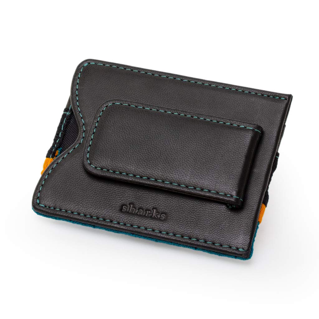NHL Game Used Jersey Leather Money Clip Wallet - Authentic Hockey Memorabilia for Fans & Collectors - Perfect for Gifts, Sports Events, and Everyday Carry