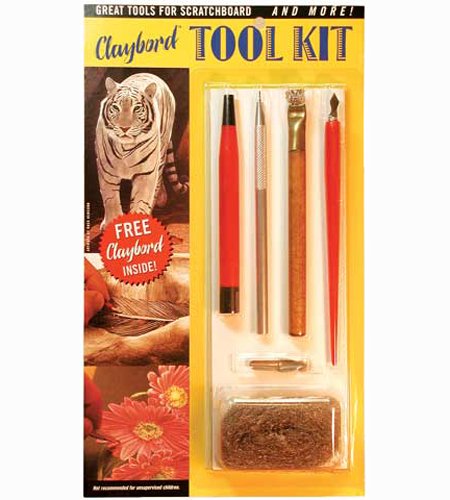 Premium Scratchbord Art Tool Kit - 10-Piece Engraving Set for Scratchboard Art, Calligraphy & Etching - Perfect for Artists, Beginners & DIY Craft Projects