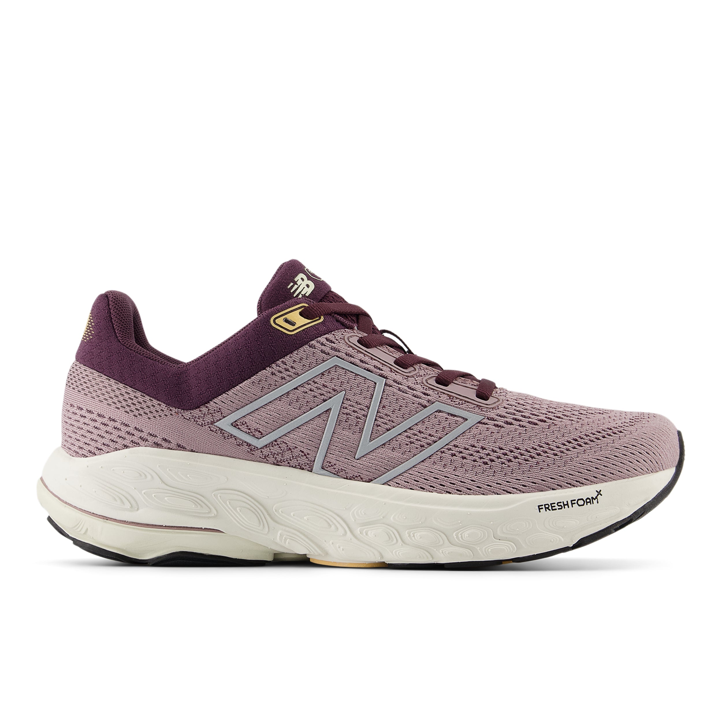 New Balance Women's Fresh Foam X 860v14 Running Shoes - Ice Wine/Plum Brown/Silver Metallic - Stability & Cushion for Long Distance Running, Jogging, Gym Workouts