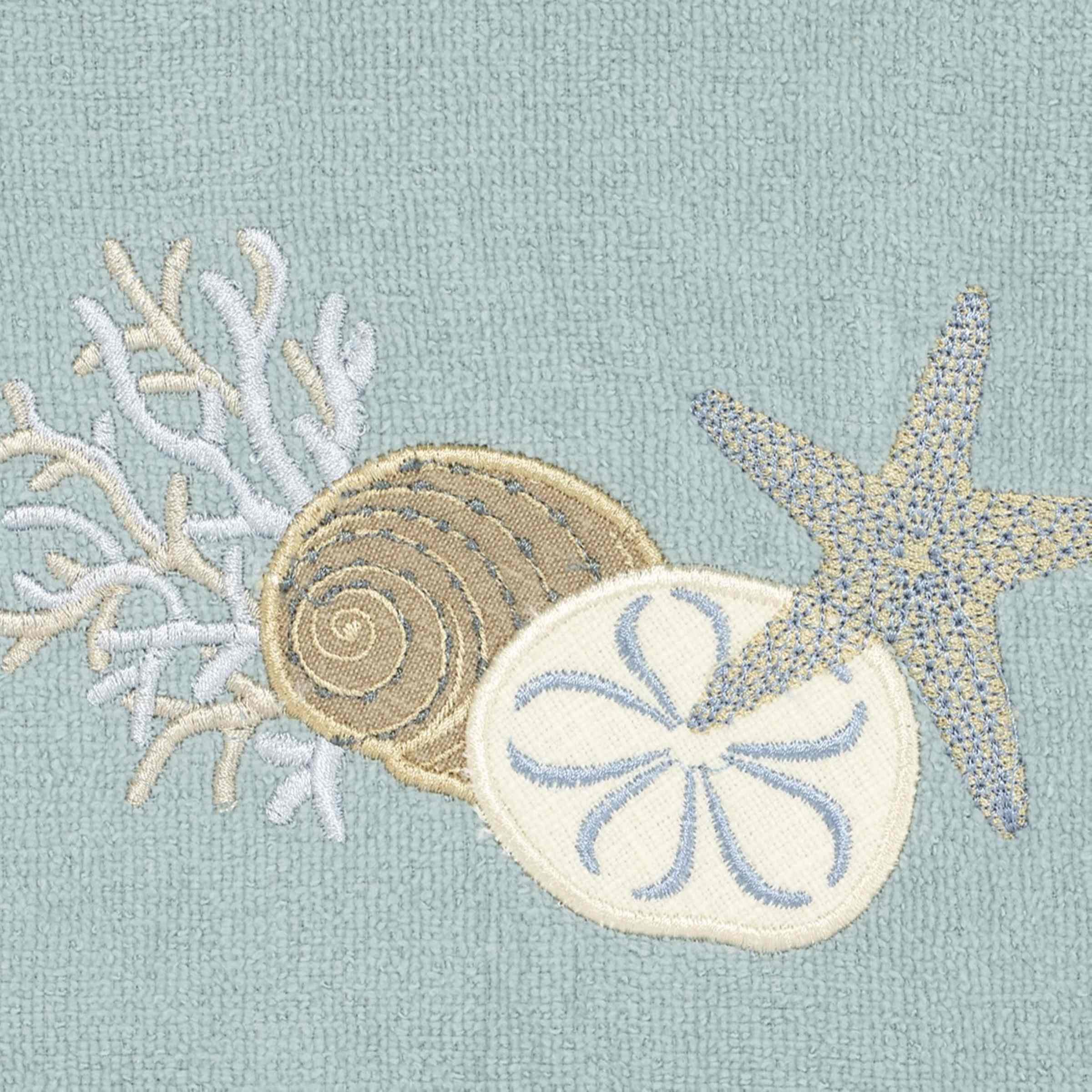 Avanti Linens Sea Collection Hand Towel - Soft & Absorbent Mineral Blue Bath Towel for Bathroom, Spa & Guest Room Decor
