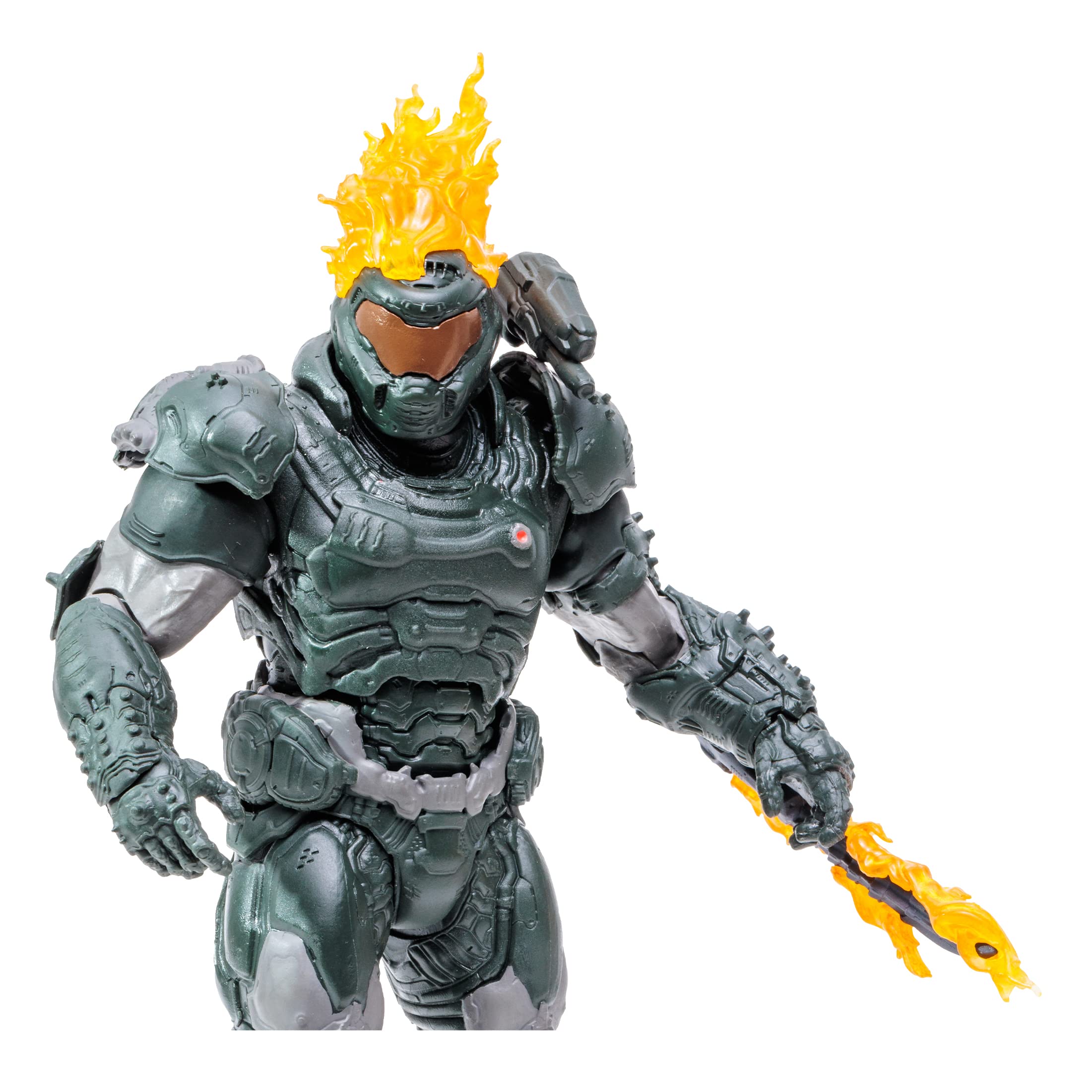 McFarlane Toys Doom 7-Inch Action Figure - Doom Slayer (Ember Skin) Collectible for Gamers & Fans | Perfect for Display, Gaming Room Decor, and Gift Giving