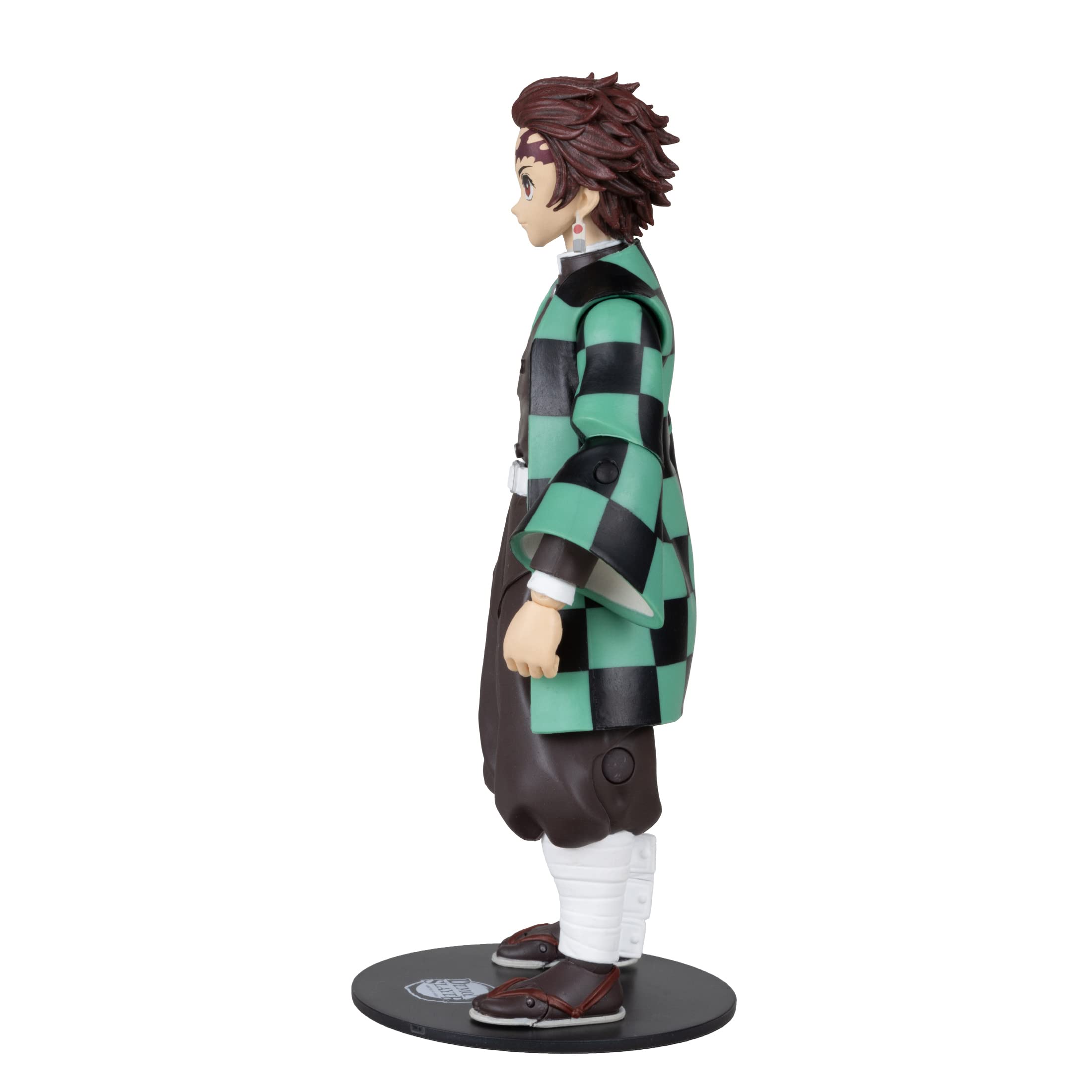 McFarlane Toys Demon Slayer 7-Inch Action Figure Wave 1 - Tanjiro Kamado Collectible Anime Figure for Display & Cosplay Play
