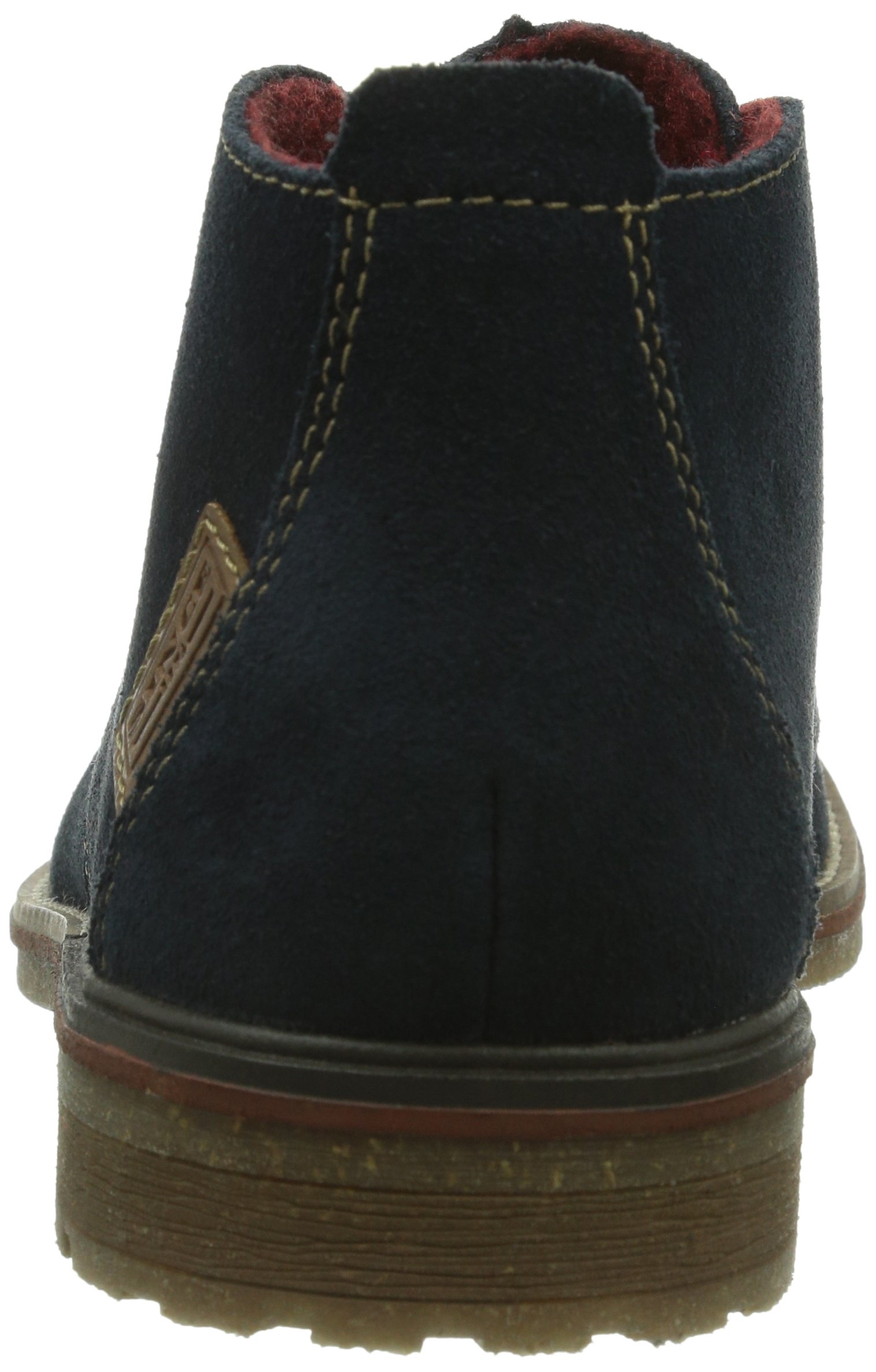 Rieker Men's Blue & Black Leather Lace-Up Boots Size 44 EU (US 10.5) - Comfortable Casual & Work Boots for Walking, Office & Outdoor Activities