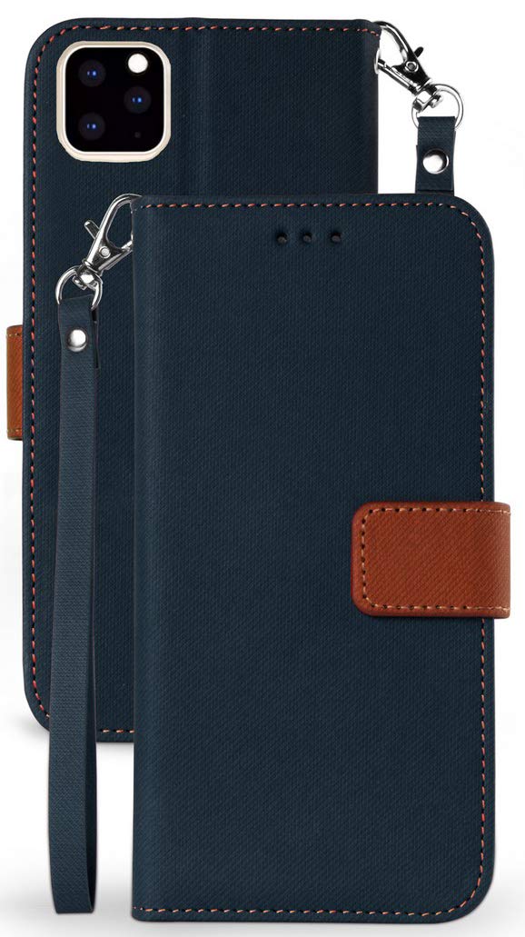 Premium Leather Wallet Case for iPhone 11 Pro Max (2019, 6.5