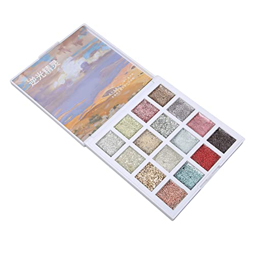 Glittery Nail Polish Gel - 16 Colors, Low Odor & Safe for DIY Nail Art at Home or Salon