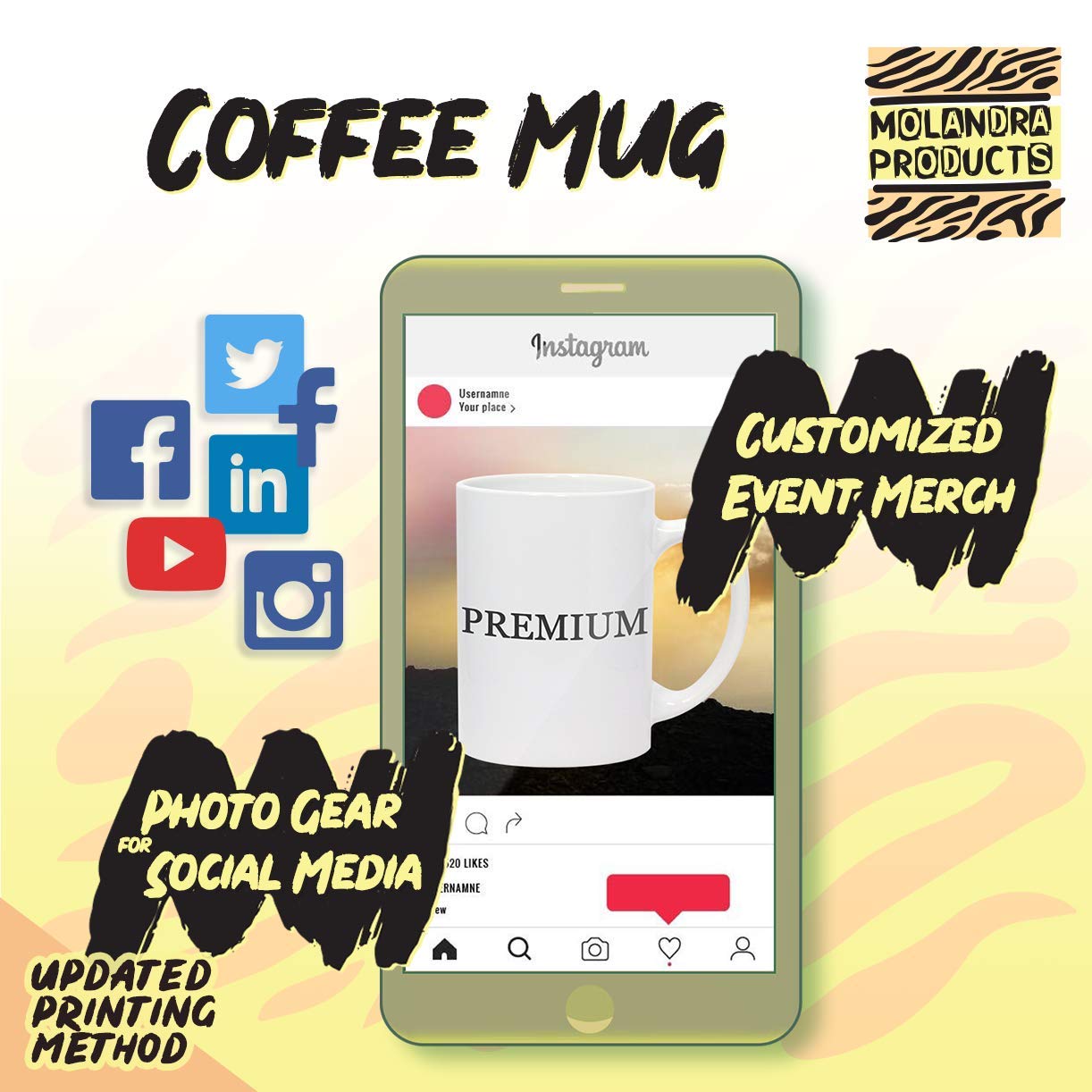 Later Nerds - 14oz White Ceramic Statesman Coffee Mug for Office, Home & Gifts | Premium Insulated Travel Mug for Hot & Cold Beverages