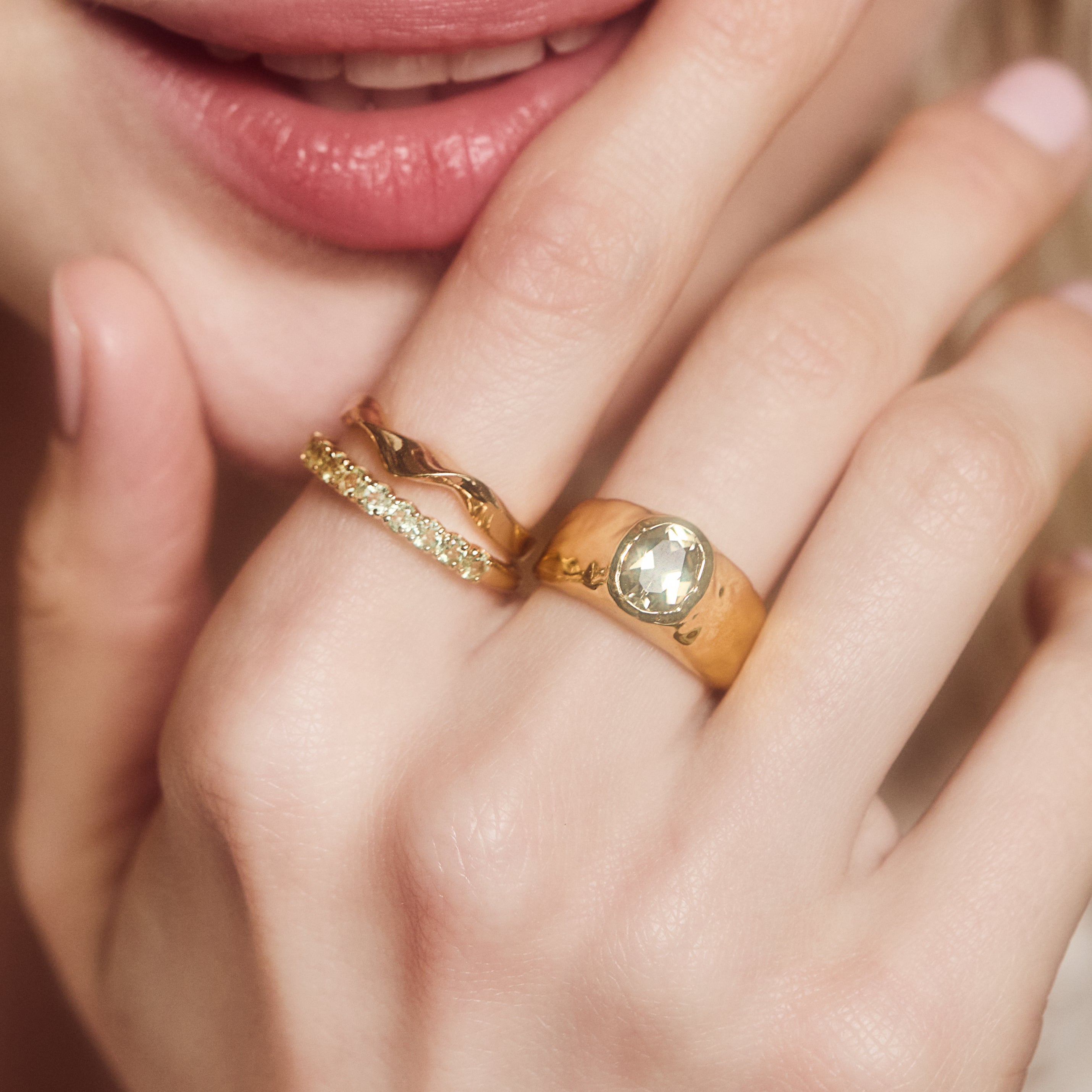 Elegant Midas Twist Ring for Women - 14K Gold Plated Fashion Jewelry - Perfect for Parties, Weddings & Everyday Wear