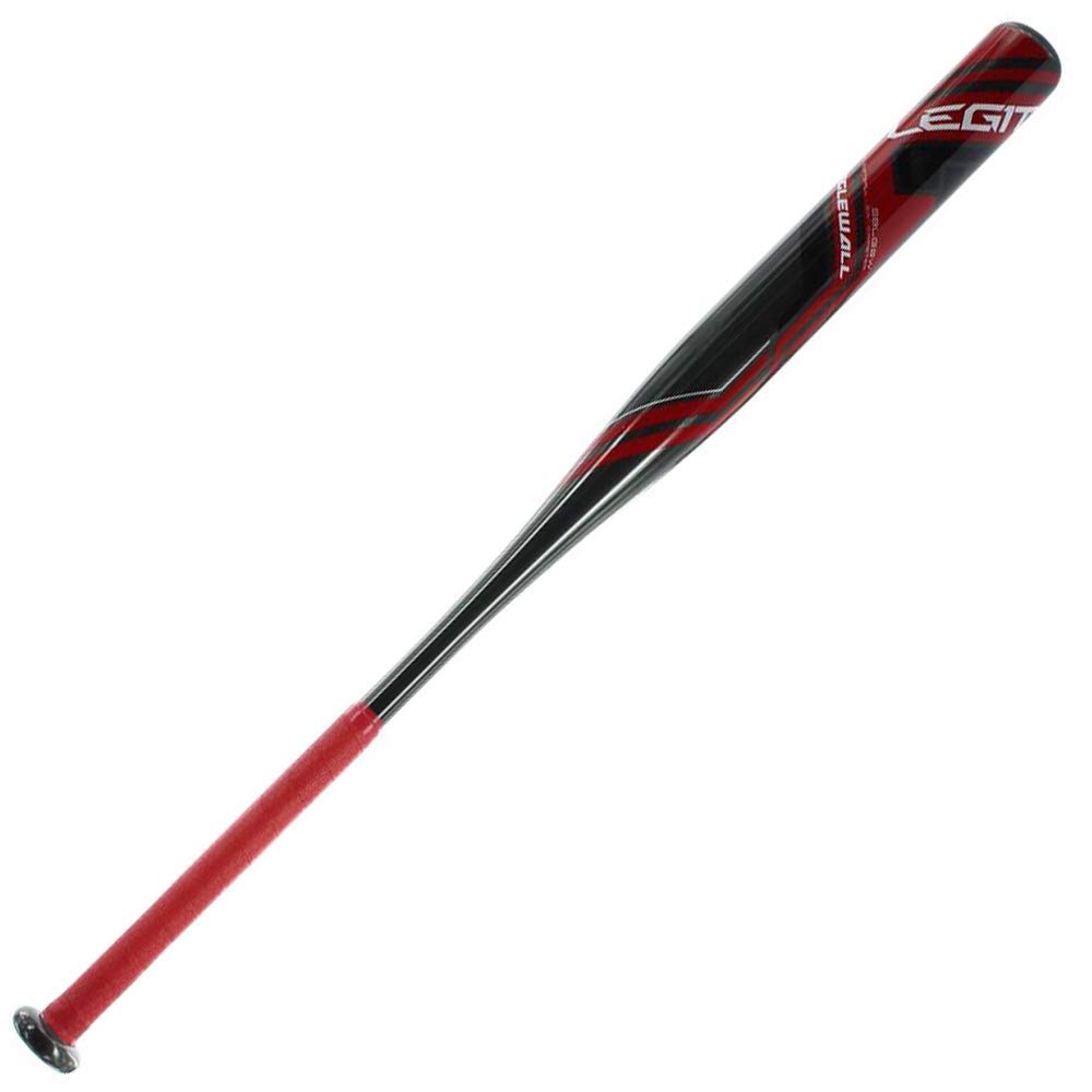 Worth SBLGSW Legit High Performance Single Wall Alloy Slow Pitch Softball Bat - Perfect for League Games & Recreational Play
