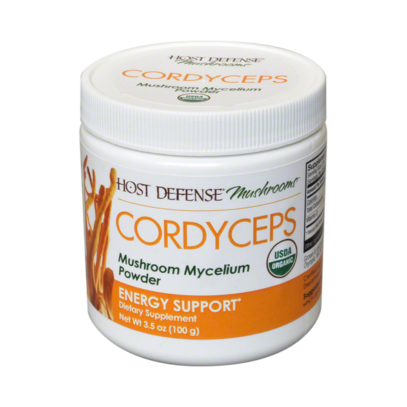 Organic Cordyceps Mushroom Mycelium Powder - 100% Pure & Natural Supplement for Immune Support & Energy Boost - Perfect for Smoothies, Coffee & Wellness Routines