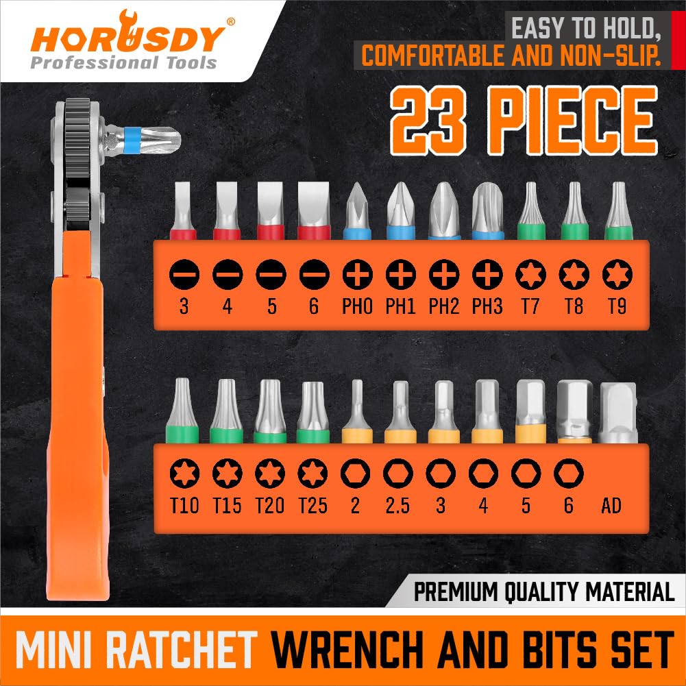 HORUSDY 23-Piece 1/4