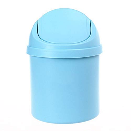 GyLazhuzizljt Small Outdoor Trash Can with Shake Lid - Multi-Functional Mini Waste Bin for Home, Office & Desktop - Large Size (Perfect for Patio, Bedroom & Office Organization)