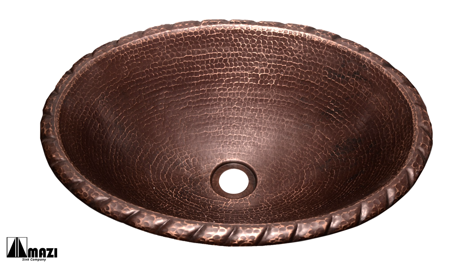 Copper Bathroom Sink COBSRL1914 - Vintage Farmhouse Vessel Sink for Bathroom Vanity - Perfect for Rustic, Modern & Industrial Home Decor