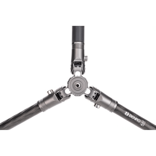Benro Bat Carbon Fiber Travel Tripod & Monopod with VX20 Ballhead - 5-Section Lightweight Compact Tripod for DSLR Cameras - Perfect for Travel, Hiking & Outdoor Photography