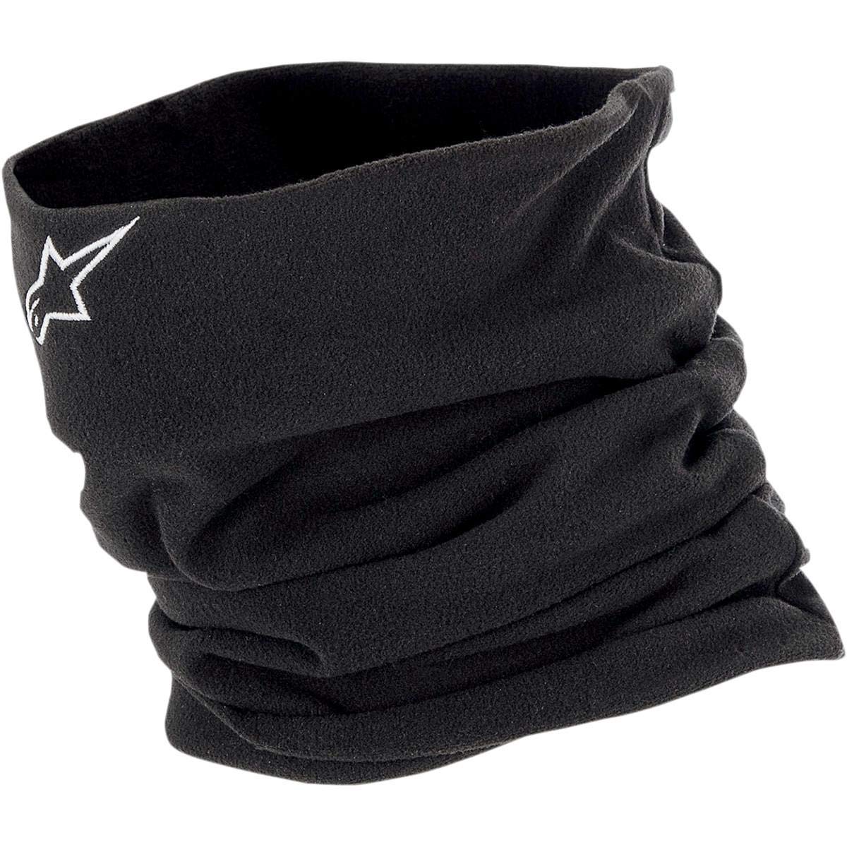 Alpinestars Black Neck Warmer for Men & Women - Cold Weather Motorcycle & Outdoor Sports Accessory - Skiing, Snowboarding, Cycling & Winter Activities