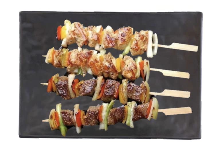 Premium Black Melamine Rectangular Plates - 9.875