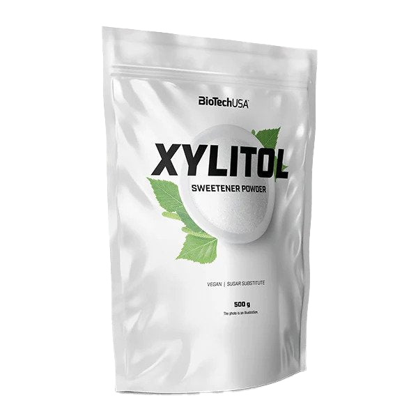 BioTechUSA Xylitol Natural Sweetener 500g - Sugar Substitute for Baking, Coffee & Keto Diet | Low-Calorie Sweetener for Diabetics & Healthy Lifestyle