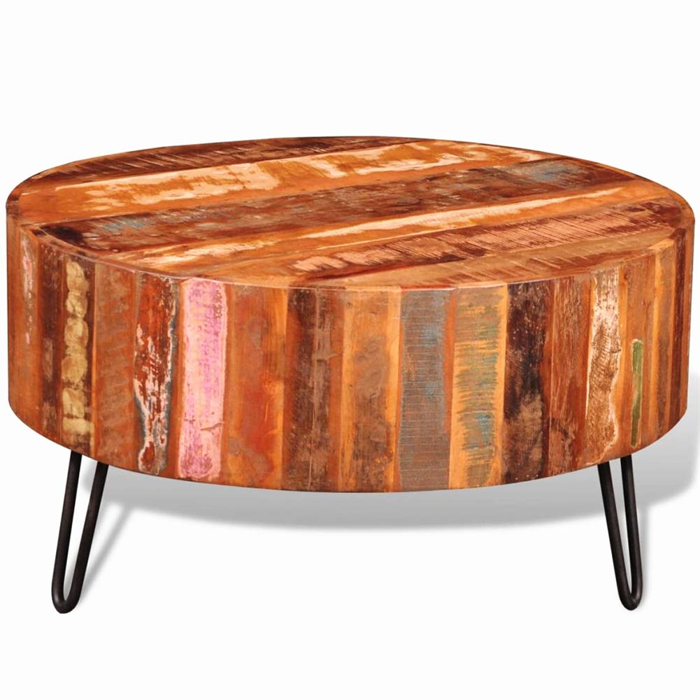 Reclaimed Wood Coffee Table - Solid Living Room Decor for Home & Office