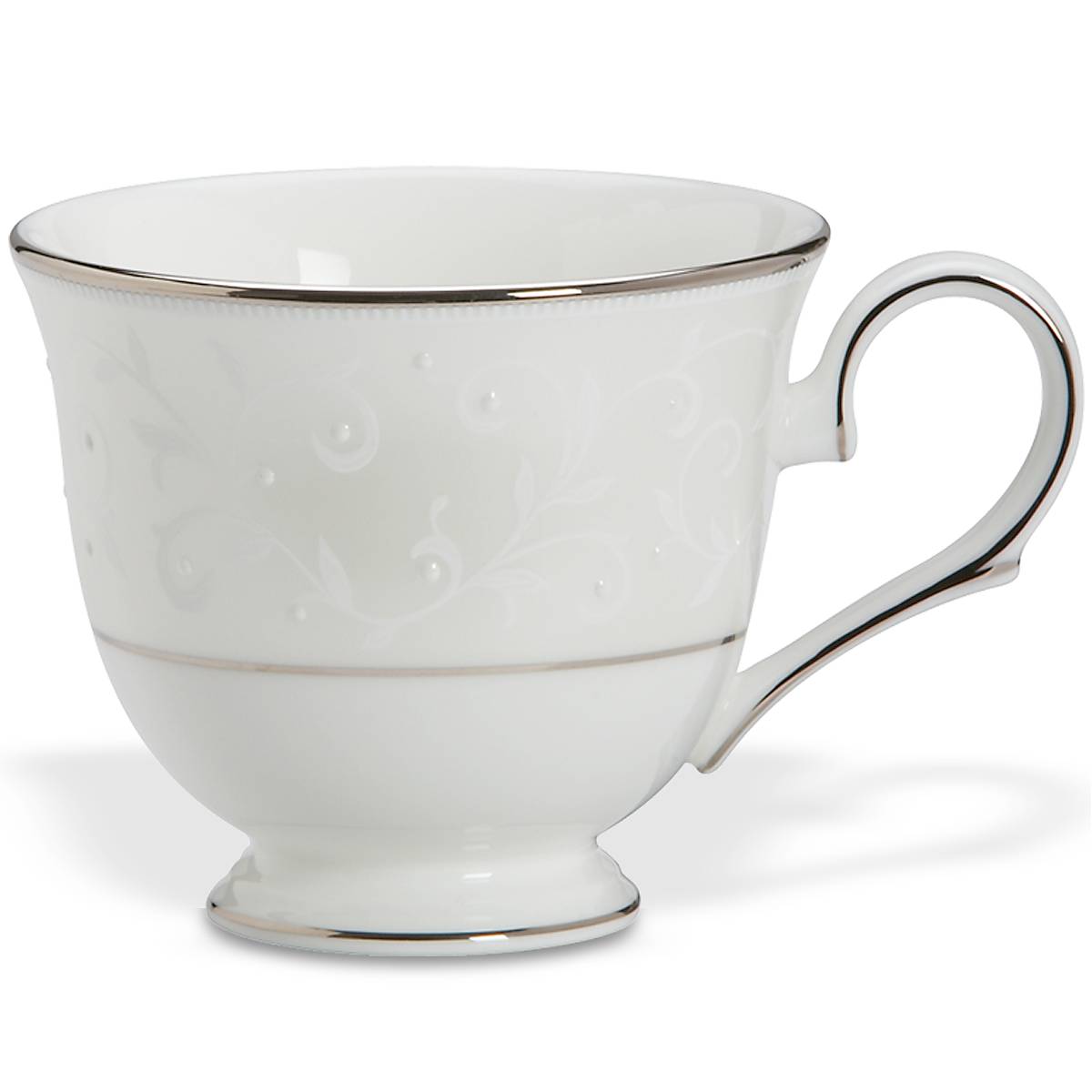 Opal Innocence Teacup - Elegant Handcrafted Porcelain Tea Cup with Opal Accents, Perfect for Afternoon Tea, Bridal Showers & Gift Giving
