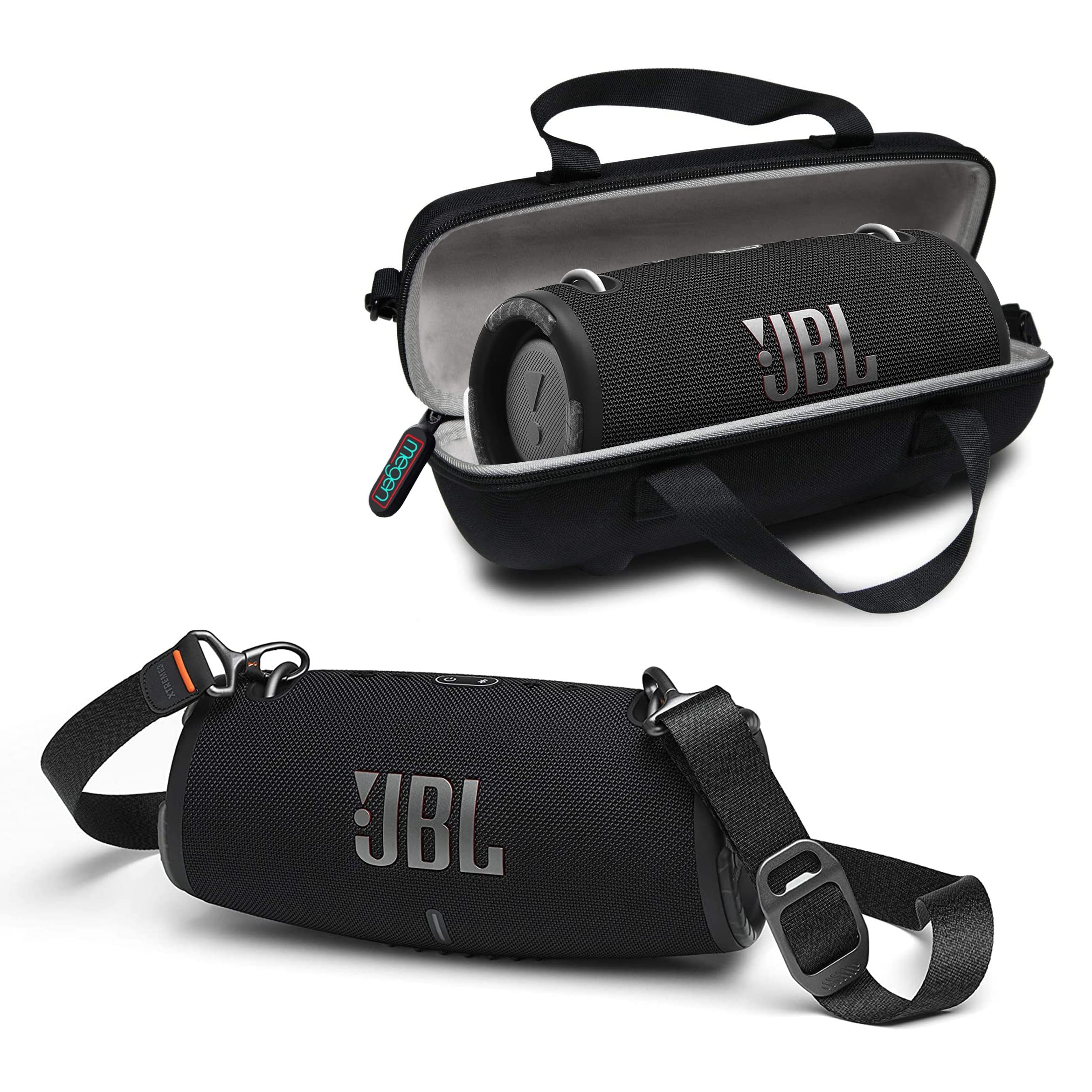 JBL Xtreme 3 Portable Bluetooth Speaker - Powerful Sound, Deep Bass, IP67 Waterproof, Wireless, Bundle with Protective Case - Perfect for Outdoor Adventures, Pool Parties & Travel (Black)