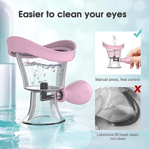 Portable Silicone Eye Wash Cup - Controllable Eye Cleansing Kit for Makeup Removal & Irritation Relief | Home Use, Travel, First Aid & Contact Lens Care