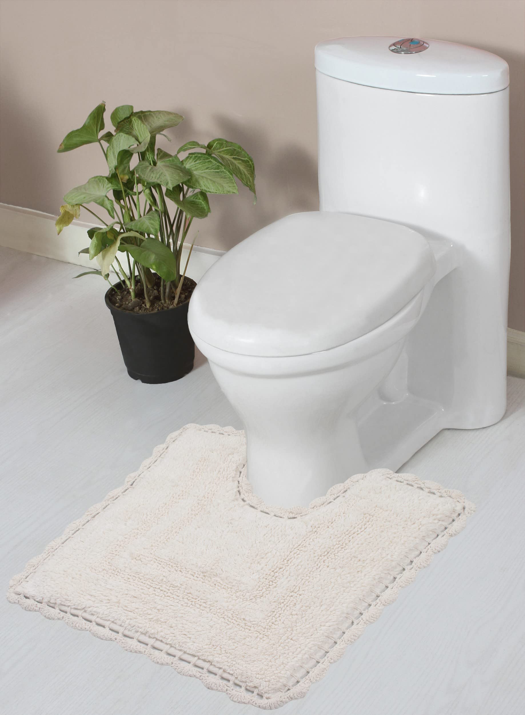 Home Weavers Reversible Cotton Bath Mat Set - Ultra Soft & Absorbent 20