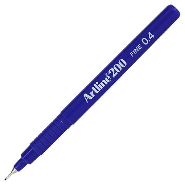 Artline 200 Fineliner Pen Set - 0.4mm Ultra Fine Tip Black Ink Markers for Drawing, Sketching & Note Taking - Perfect for Artists, Students & Office Use