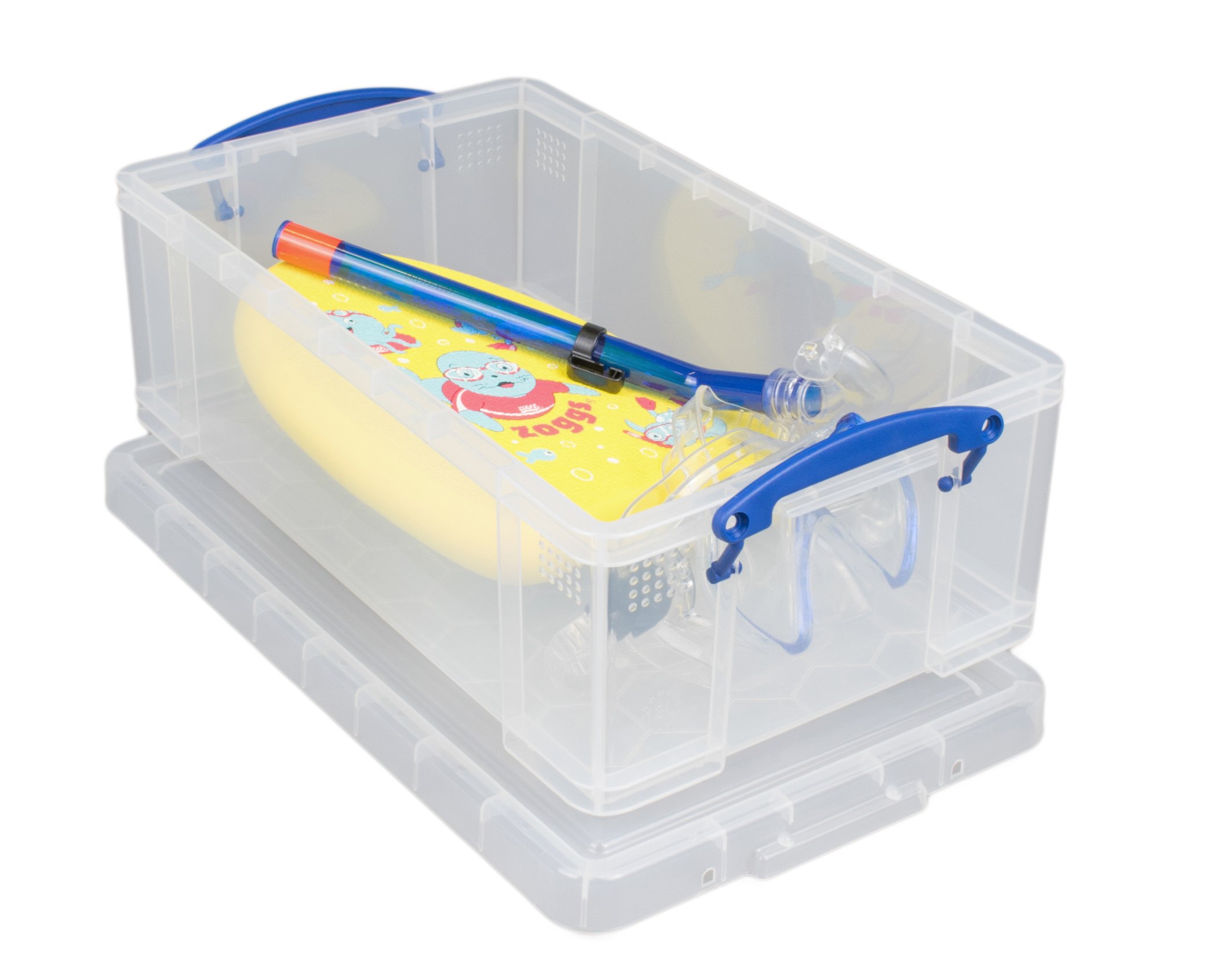 Really Useful 12 Liter Clear Storage Box - Organize Home, Office & Craft Supplies | Durable Plastic Container for Organizing, Moving & Decluttering