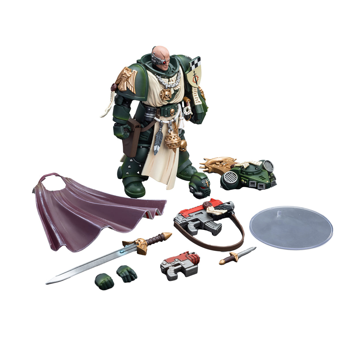 Warhammer 40K Dark Angels Master with Power Fist - Miniature Figure for Tabletop Gaming & Collecting