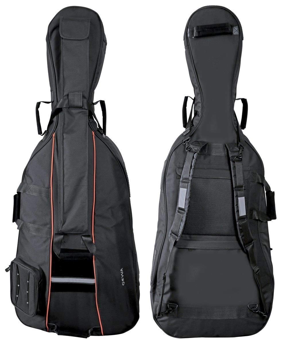Gewa 7/8 Cello Gig Bag - Black (291450) | Lightweight & Protective Case for Travel, School & Professional Musicians