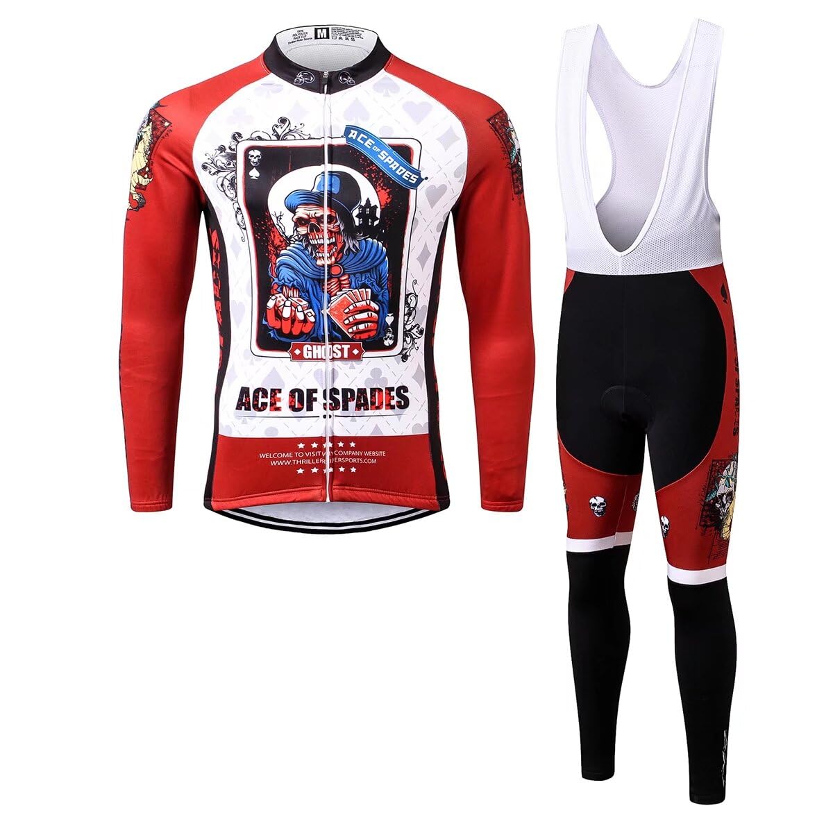 Men's Ace of Spades Mountain Bike Jersey - Breathable Short Sleeve Cycling Shirt for Outdoor Sports & Trail Riding - Perfect for Mountain Biking, Road Cycling & Adventure Racing