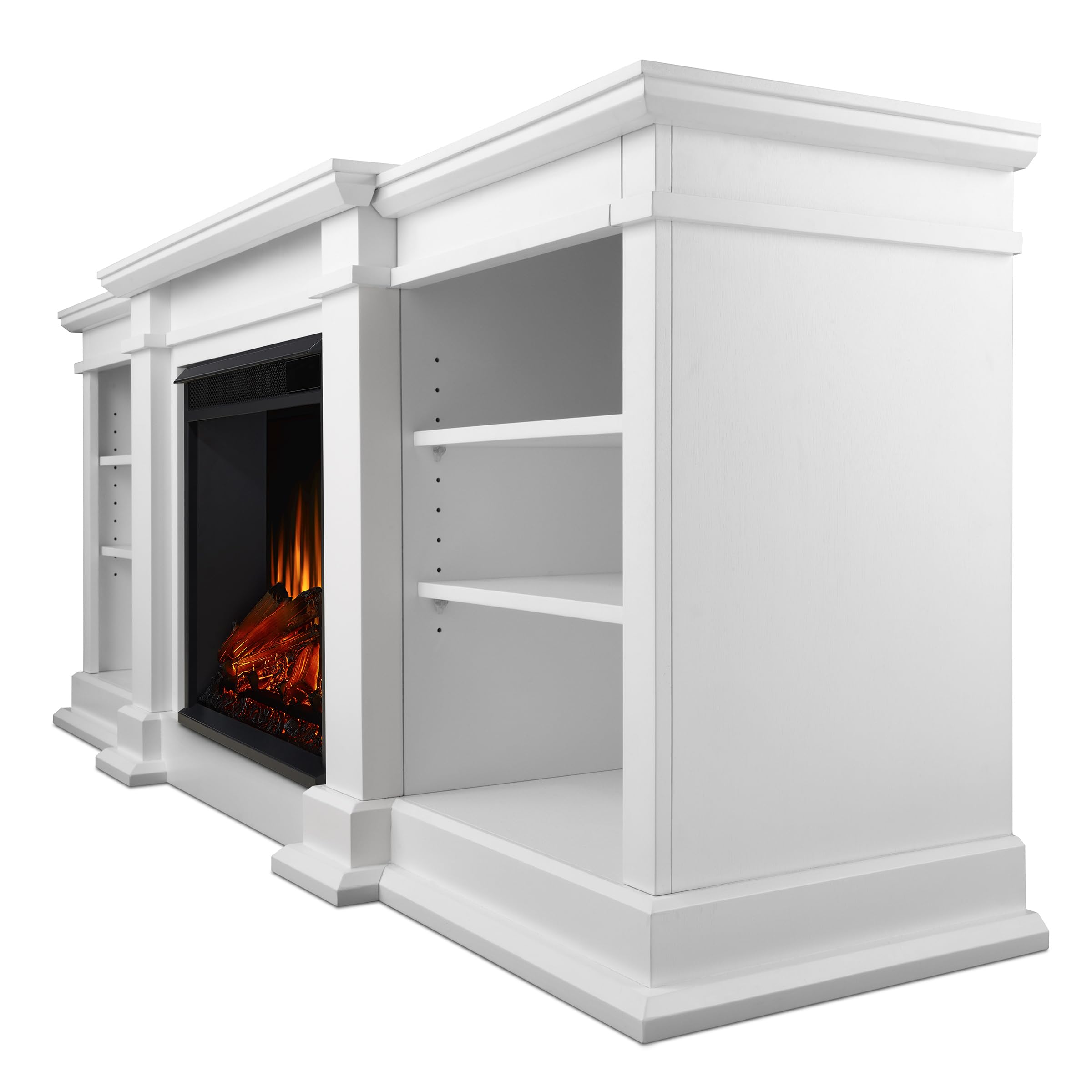 White Real Flame Fresno 72