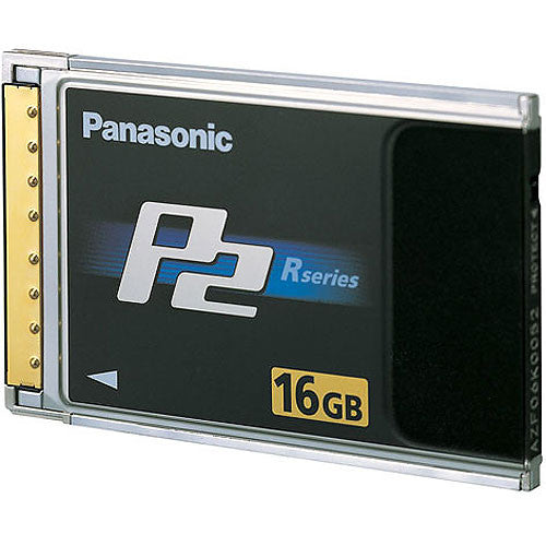Panasonic AJ-P2C016RG 16GB P2 Flash Memory Card - High Speed Professional Video Recording for Camcorders & Broadcast Equipment - Perfect for 4K Filmmaking, News Reporting & Live Event Production
