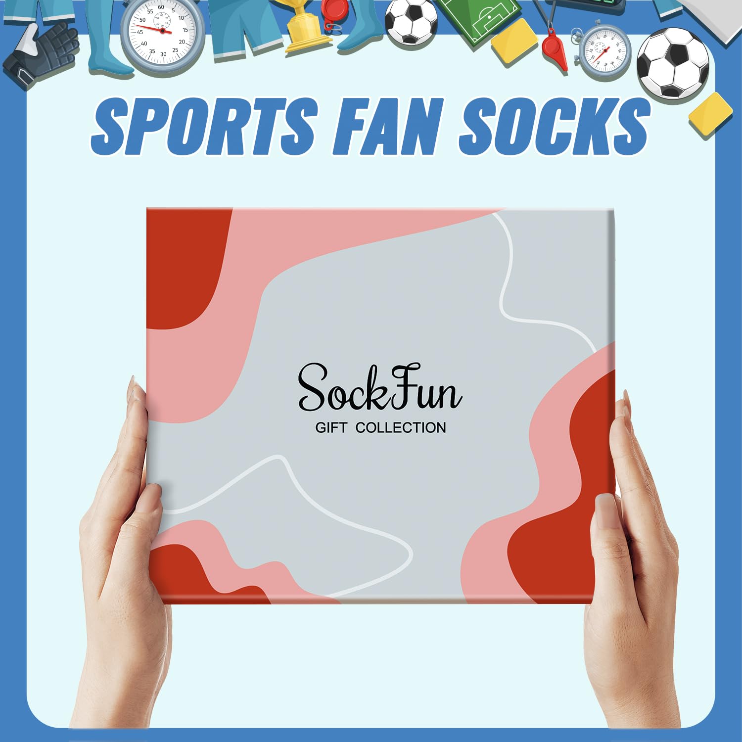 Hockey Game Socks for Men - Best Sports Gifts for Hockey Lovers & Fans - Perfect for Game Day, Training, and Fan Support