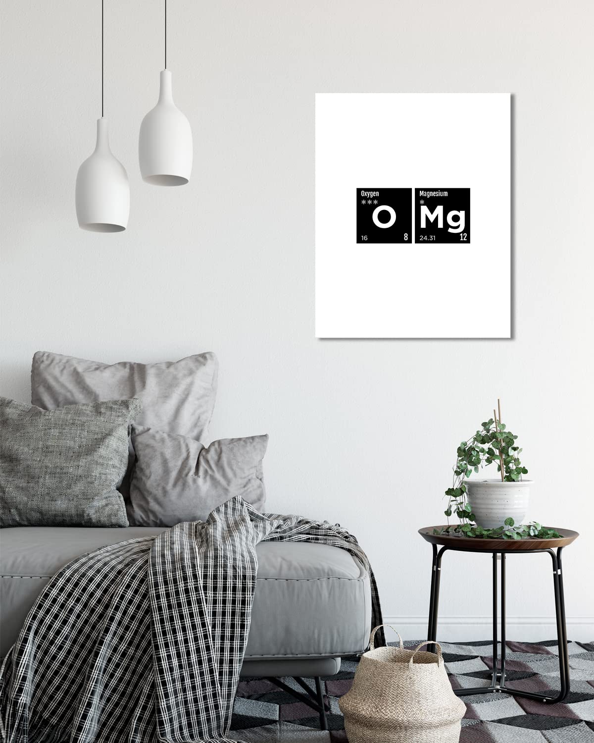 Govivo Organic Chemistry Science Wall Art - 16x20 Unframed Poster for Classroom Decor, Teacher Gifts, Office & Cubicle Decoration | Perfect STEM Education & Science Lab Decor