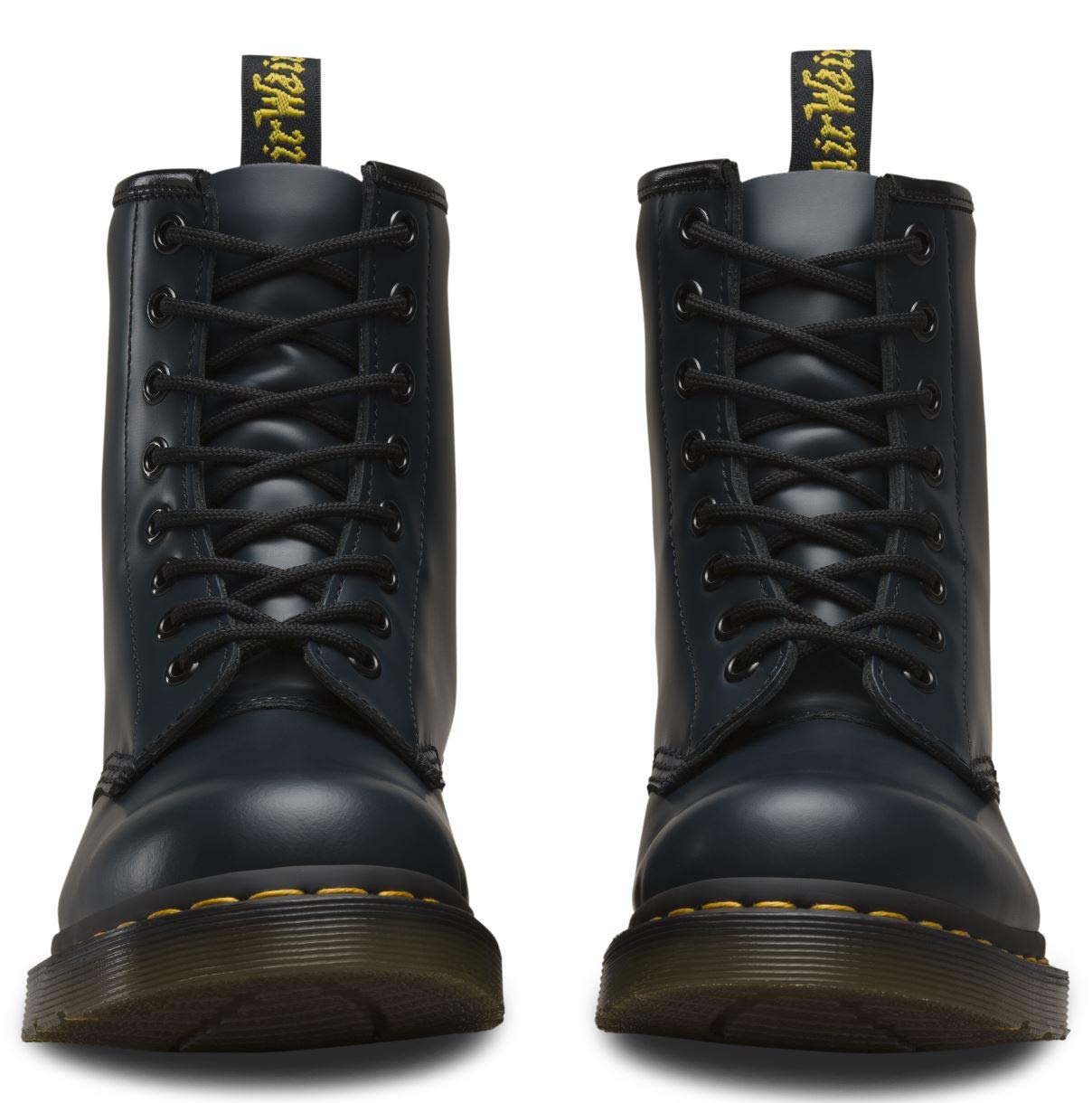 Dr. Martens Unisex 1460 Mono Smooth Leather 8-Eye Combat Boots for Men & Women - Perfect for Punk Fashion, Workwear & Everyday Street Style