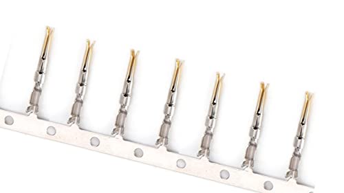 High Density D-Sub Crimp Pins - 50 PCS/Pack Female Connectors for Electronics & Industrial Use | Reliable PCB & Computer Wiring Solutions