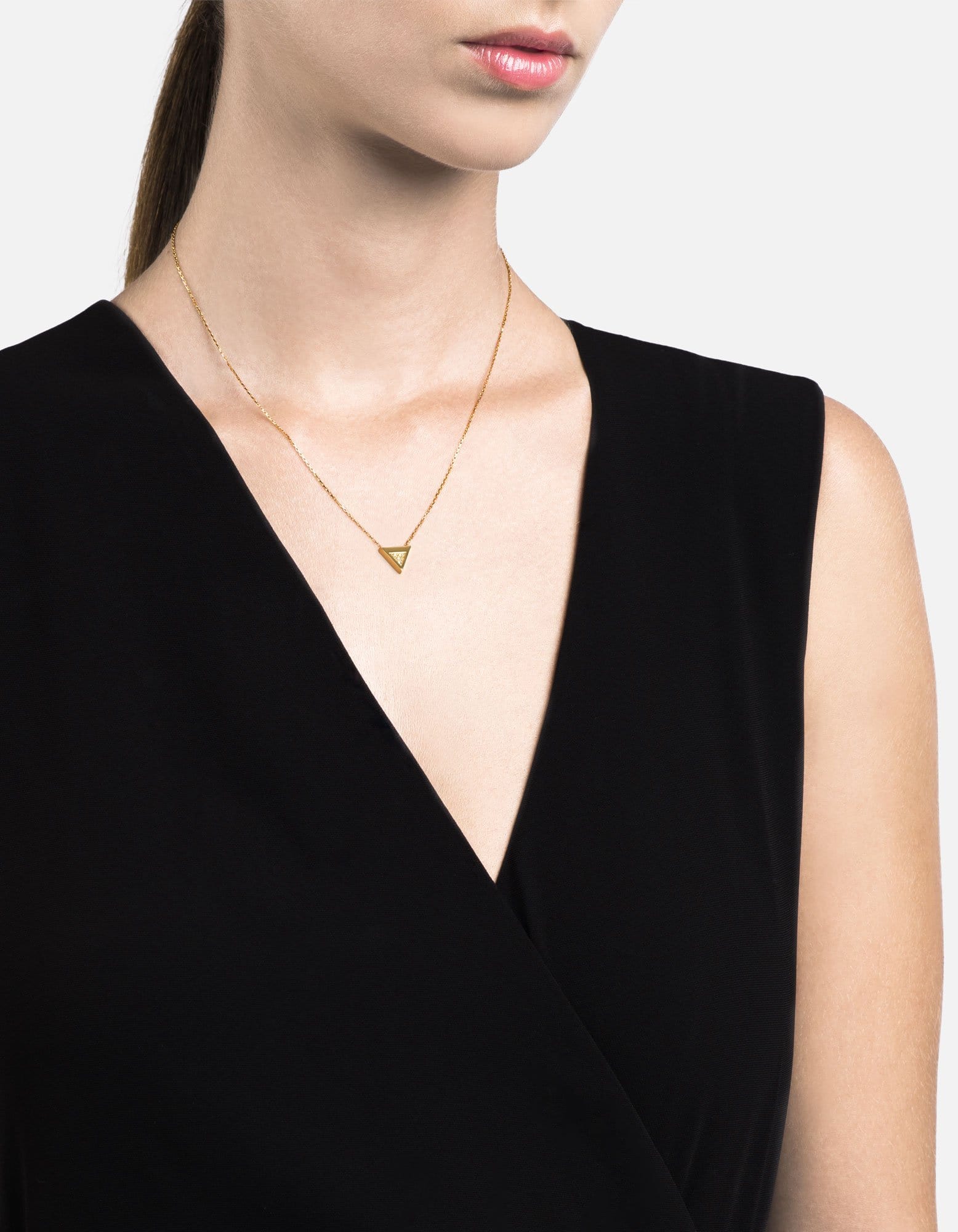 Faction Necklace for Women - 18K Gold Vermeil & Genuine Sapphire Pendant - Elegant Jewelry Gift for Birthday, Anniversary, Valentine's Day - Perfect for Everyday Wear and Special Occasions