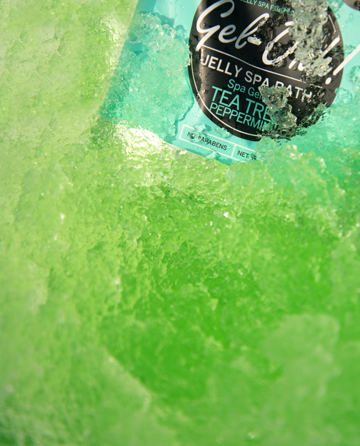 AVRY BEAUTY Jelly Spa Bath with Tea Tree & Peppermint - Relaxing Aromatherapy for Stress Relief & Skin Care | Perfect for Home Spa Days & Self-Care Routines