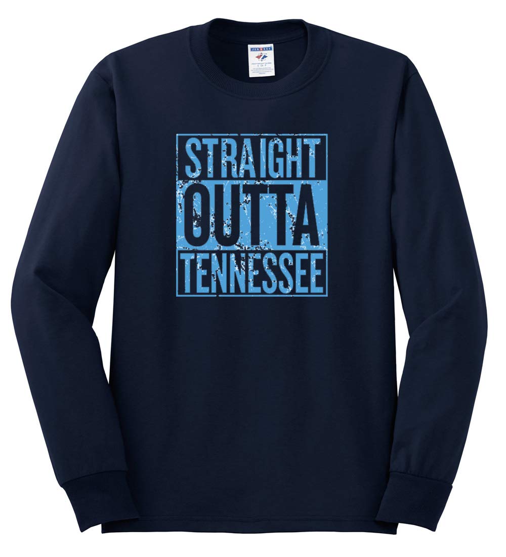 Straight Outta Arizona ARI Fan Fantasy Men's Sports Graphic Long Sleeve Shirt - Perfect for Game Day, Tailgating & Casual Wear