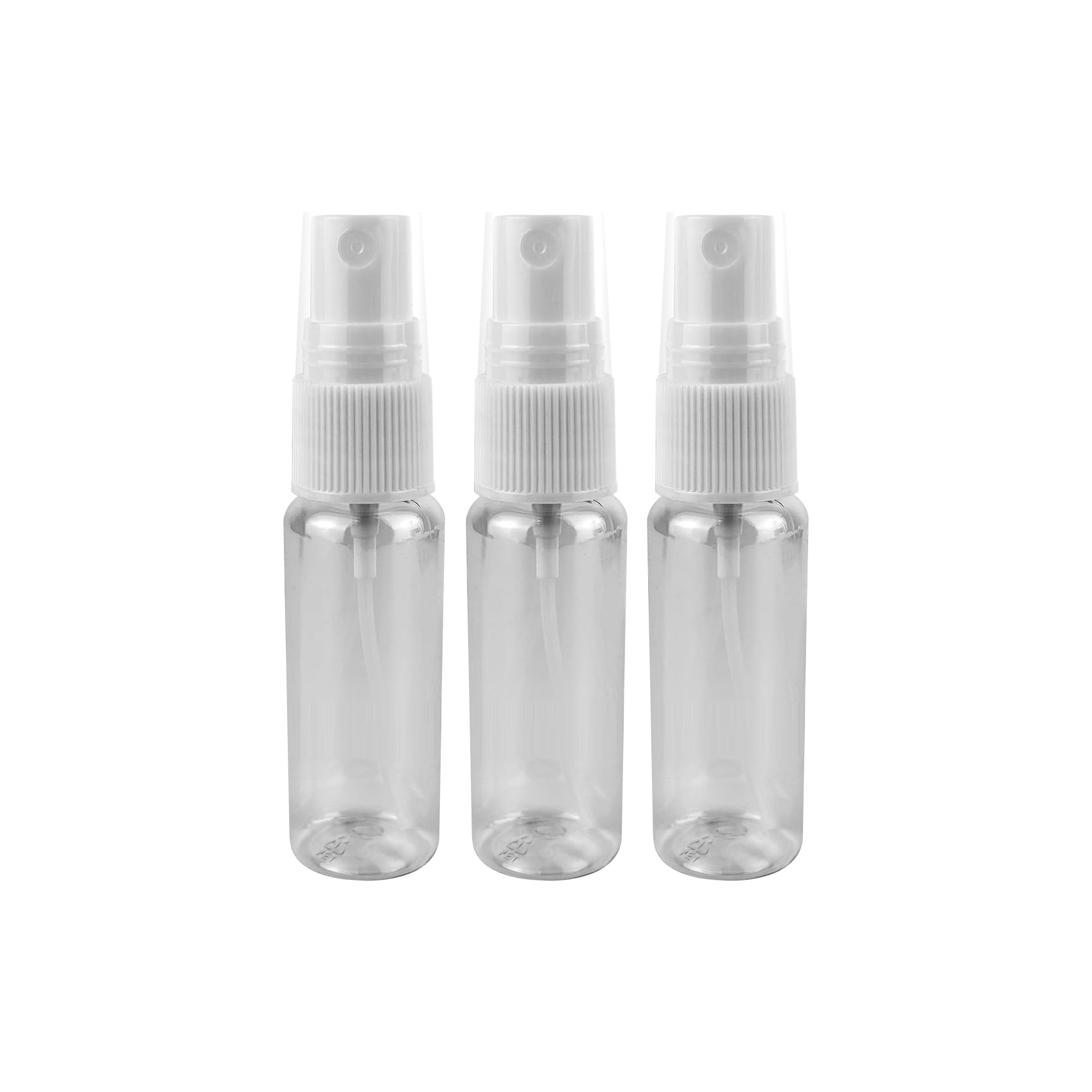 3 Pack 0.7 oz (20ml) Travel Size Fine Mist Spray Bottles - Refillable Empty Bottles for Perfume, Hair Care, Essential Oils & Skincare - Perfect for Travel, Gym & Home Use