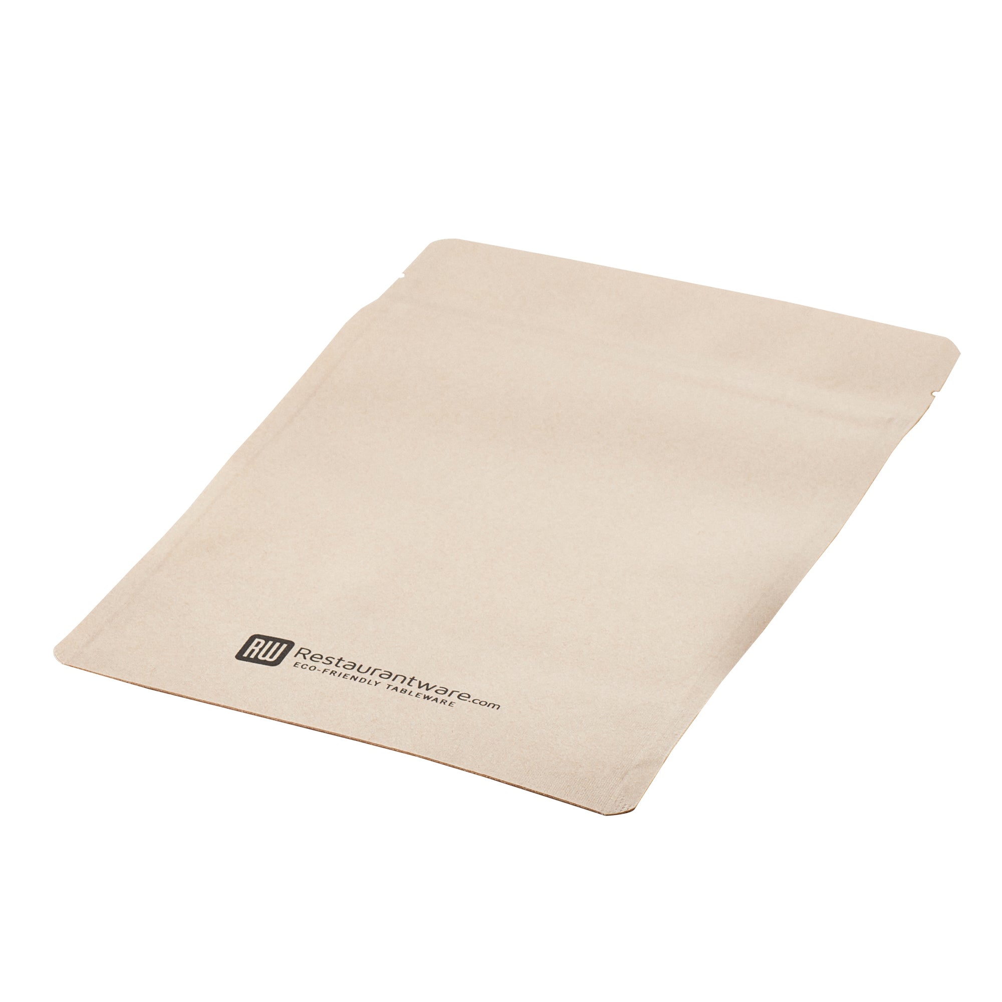 Kraft Plastic Medium Window Bags 8x5x1.75 Inches - Heat Sealable Food Storage Bags (100 Count) - Perfect for Bakery, Candy, Cookies & Small Business Packaging