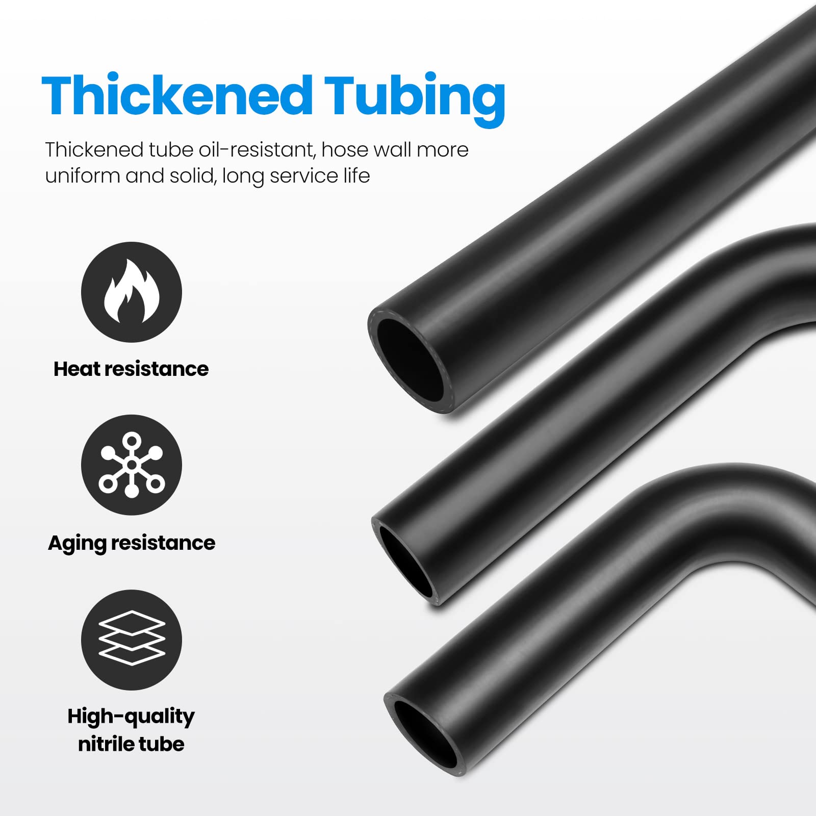 **3' Gasoline Fuel Filler Neck Hose – 2.25