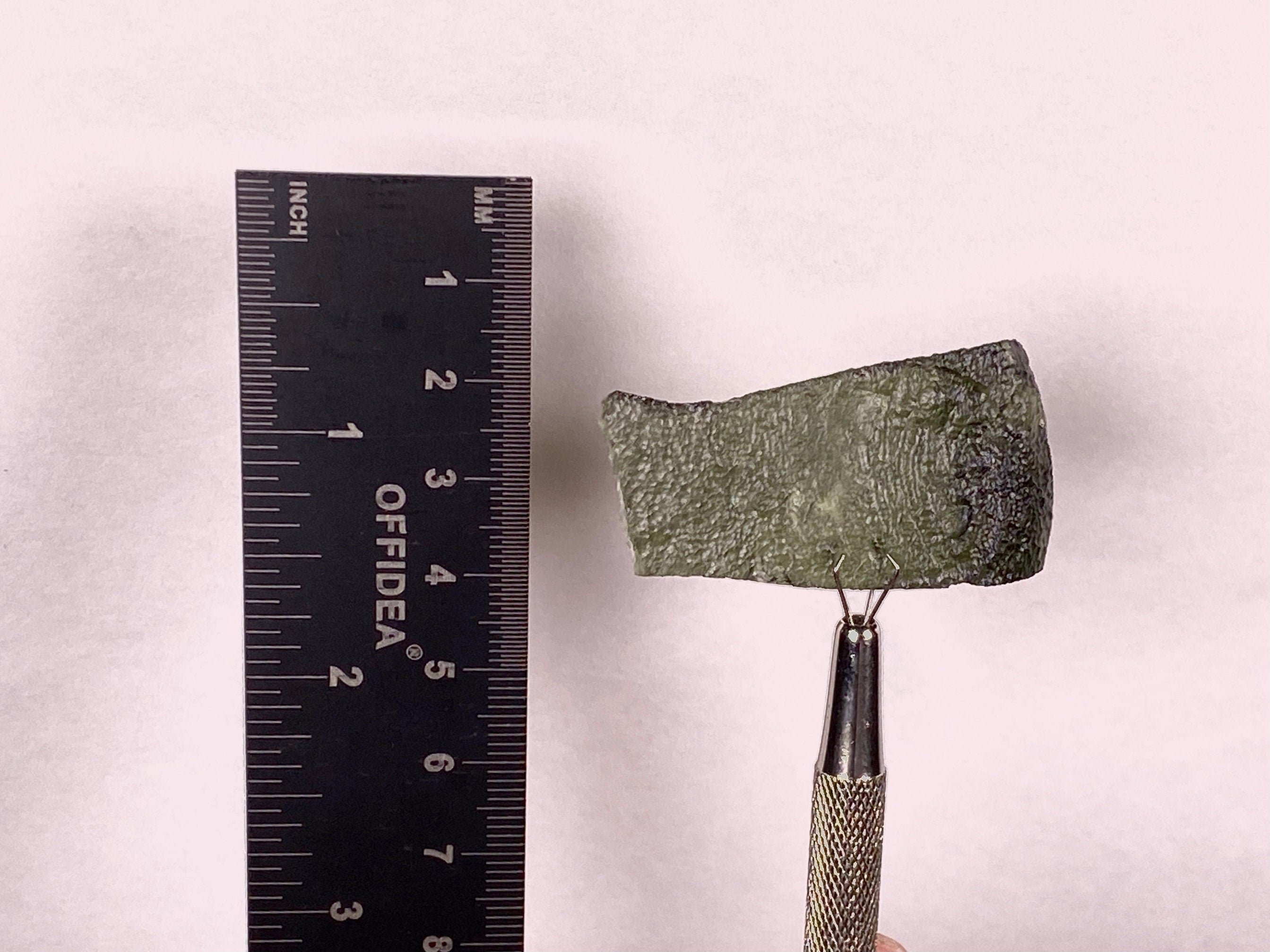 11.8g Genuine Raw Moldavite Crystal Stone - Natural Green Moldavite for Jewelry Making, Meditation & Energy Healing | 44322